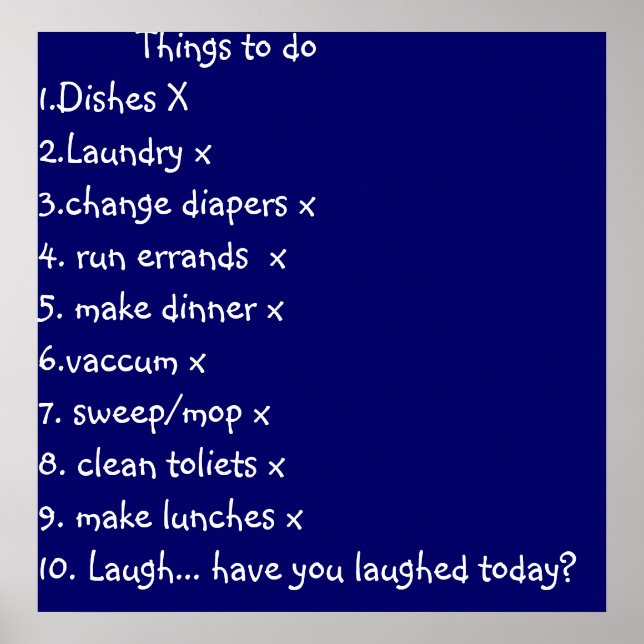 Póster ¿Te has reído hoy? (Frente)