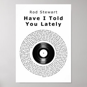 Póster Te He Dicho Leric De La Canción De Grabación De Vi