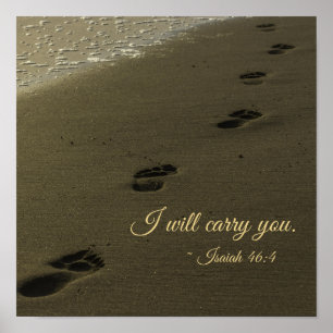 Póster Te Llevaré Huellas De Arena