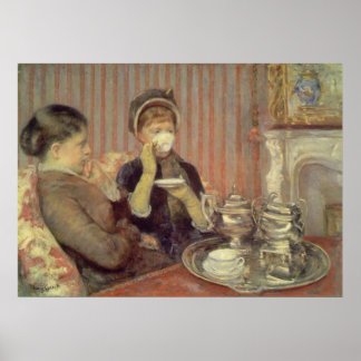 Póster Té, Mary Cassatt