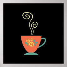 Té o café caliente al vapor