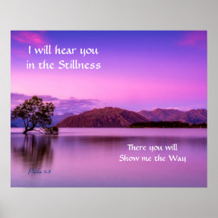 Póster Te oiré en el Poster morado de la quietud 