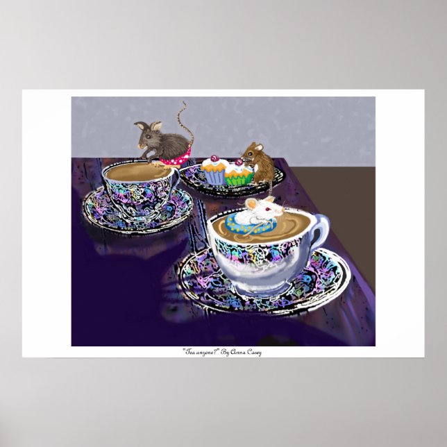 Póster ¿Té para alguien? (Frente)
