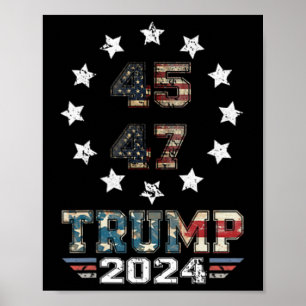 Póster Te Perdiste Dos Veces Occidental Trump Vaquero Tru