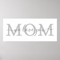 te queremos madre madre madre poster de casa minim