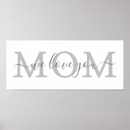 Póster te queremos madre madre madre poster de casa minim