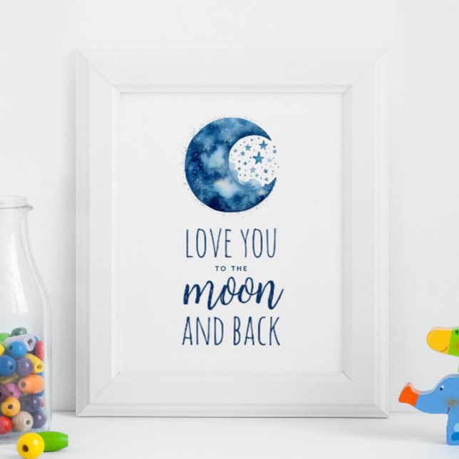 Póster Te quiero a la luna y a la espalda. Niño Nursery (Subido por el creador)