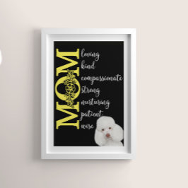 Póster Te quiero, mamá...de tu Poodle