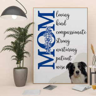 Póster Te quiero, mamá...desde el borde del color