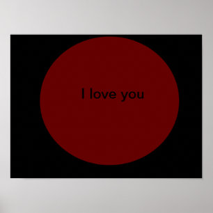 Póster Te quiero poster