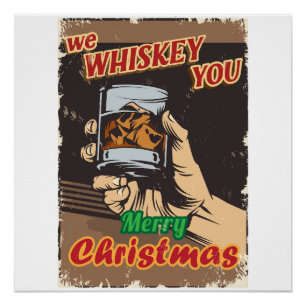 Póster Te Susurramos Una Feliz Navidad