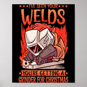 Póster Te vas a llevar una amoladora por Navidad -