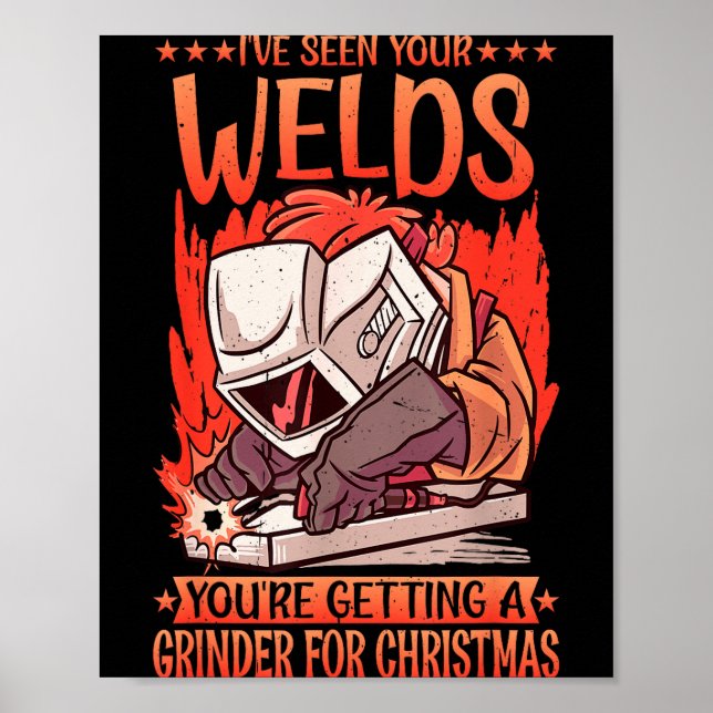 Póster Te vas a llevar una amoladora por Navidad -  (Frente)