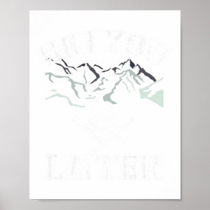 Póster Te Vemos Más Tarde Aventura de Nieve al Aire Libre