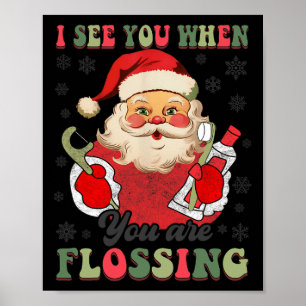 Póster Te Veo Cuando Tus Navidades Dentistas Xma