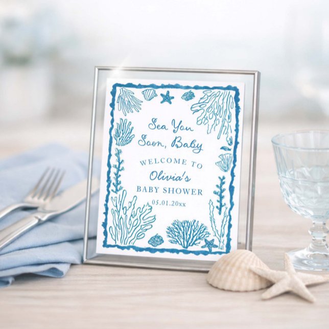 Póster Te Veremos Pronto Baby Shower  (Subido por el creador)