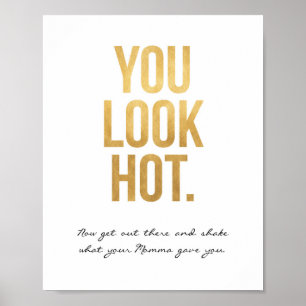 Póster Te Ves Rótulo Poster caliente