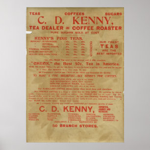 Póster Tea and Coffee ad 1943