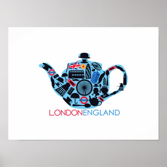 Póster Tea de Londres (Frente)