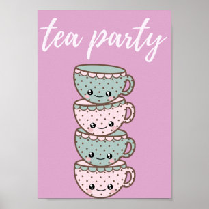 Póster Tea Fiesta Pink