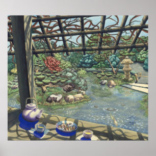 Póster Tea Garden Poster