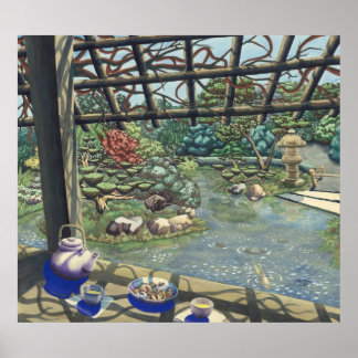 Póster Tea Garden Poster