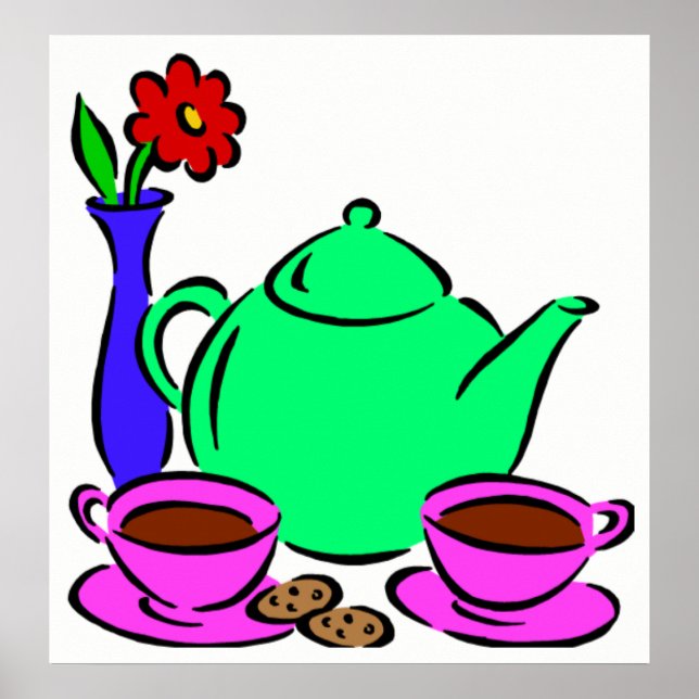Póster Tea Time (Frente)