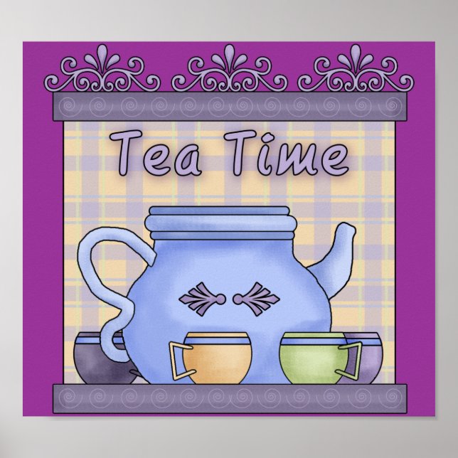 Póster Tea time poster (Frente)