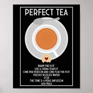 Póster Tea Wall Art Print