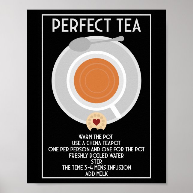Póster Tea Wall Art Print (Frente)
