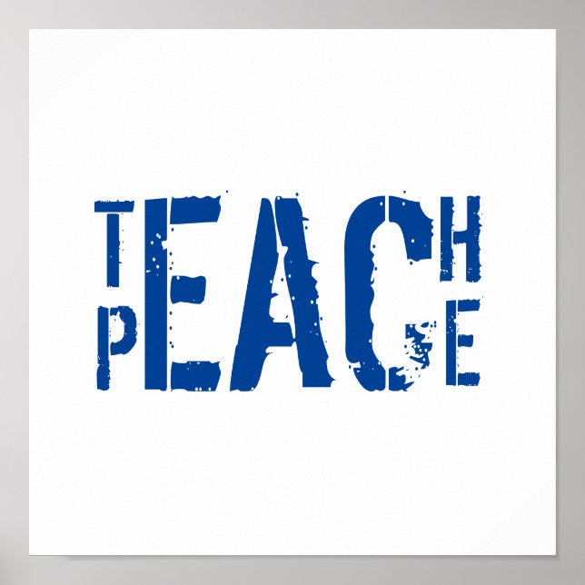 Póster Teach Peace (Frente)