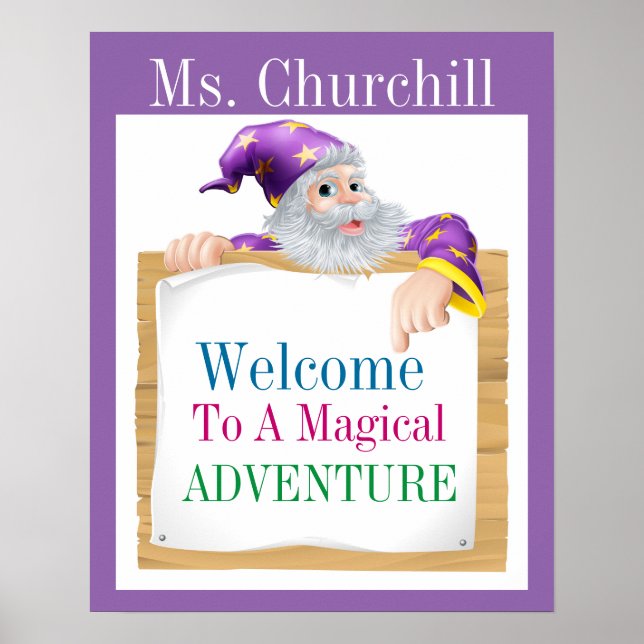 Póster Teacher Magic Poster - SRF (Frente)