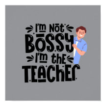 Teacher Motivational Quote poster Wall art
