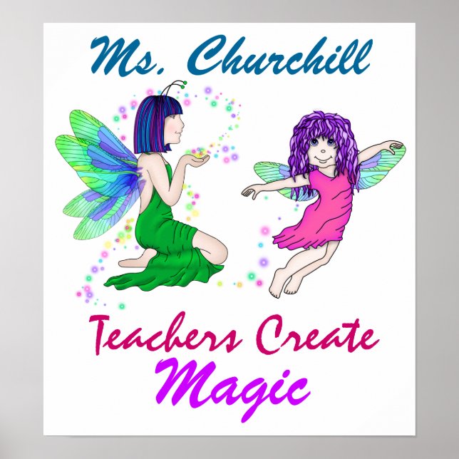 Póster Teachers Create Magic - Poster - SRF (Frente)