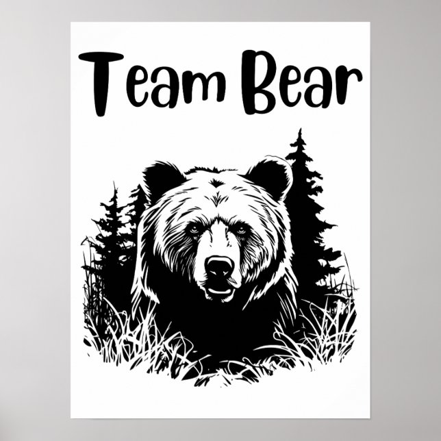 Póster Team Bear (Frente)