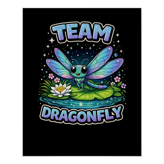 Póster Team Dragonfly (Anverso)