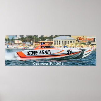 Póster Team GONE AGAIN 388 Skater - Clearwater 2016