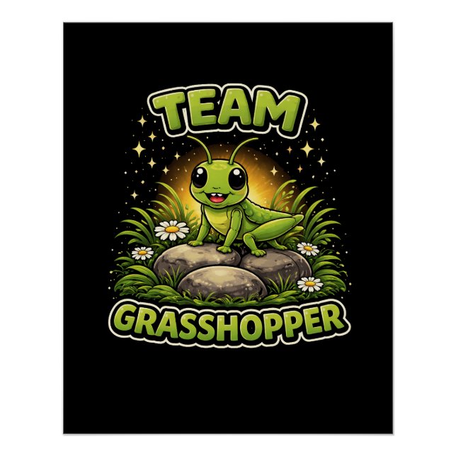 Póster Team Grasshopper (Anverso)