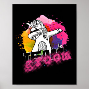 Póster Team Groom - Hombres Bachelor Stag Fiesta Nocturno