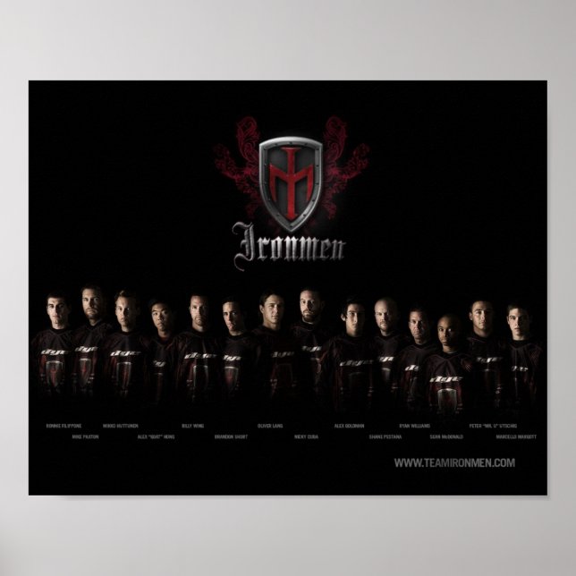 Póster Team Ironmen (Frente)