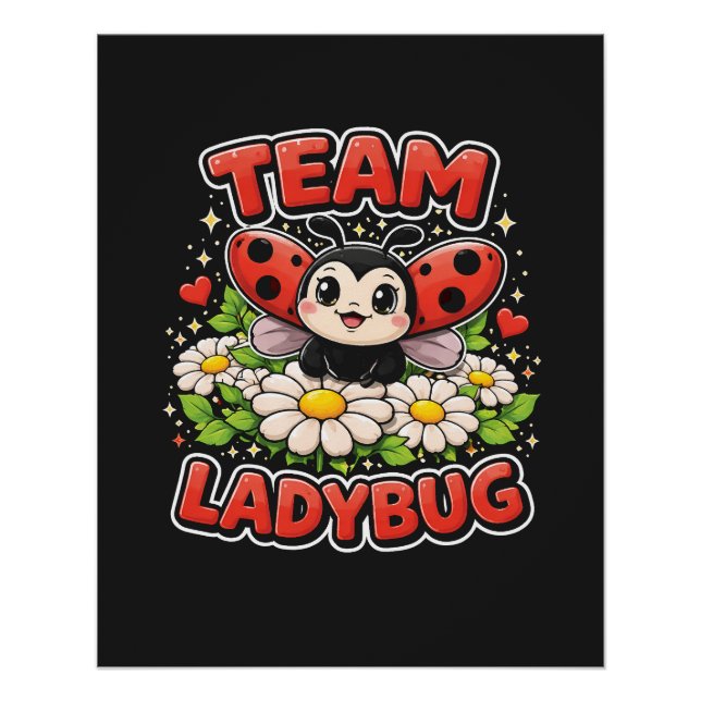 Póster Team Ladybug (Anverso)