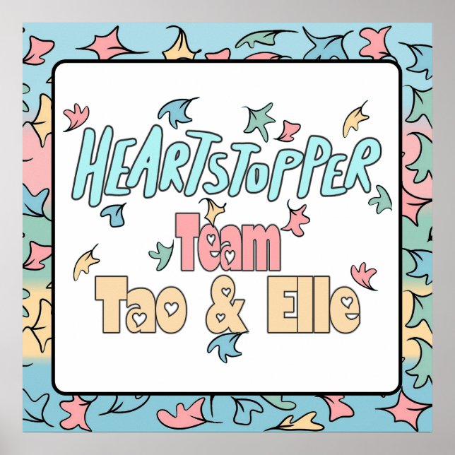 Póster Team Tao Y Elle White (Frente)