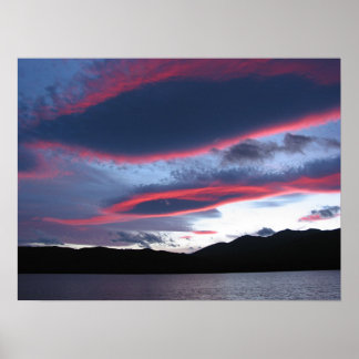 Póster TeAnau Sunset