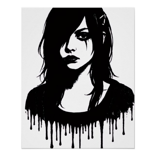 Póster Tears of Ink (Anverso)