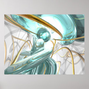 Póster Teary Dreams Abstract Poster