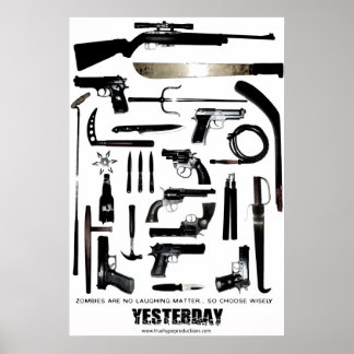 Póster Teaser de armas