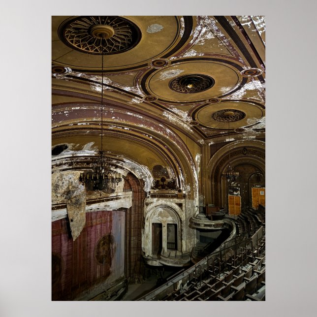 Póster Teatro Abandonado (Frente)