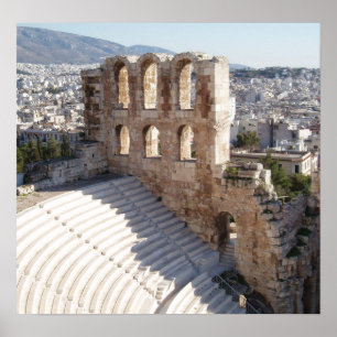 Póster Teatro Acrópolis / estadio impreso