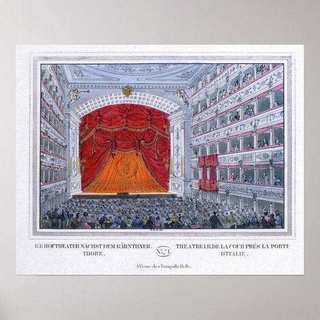 Póster Teatro am Karntnertor Viena (Frente)