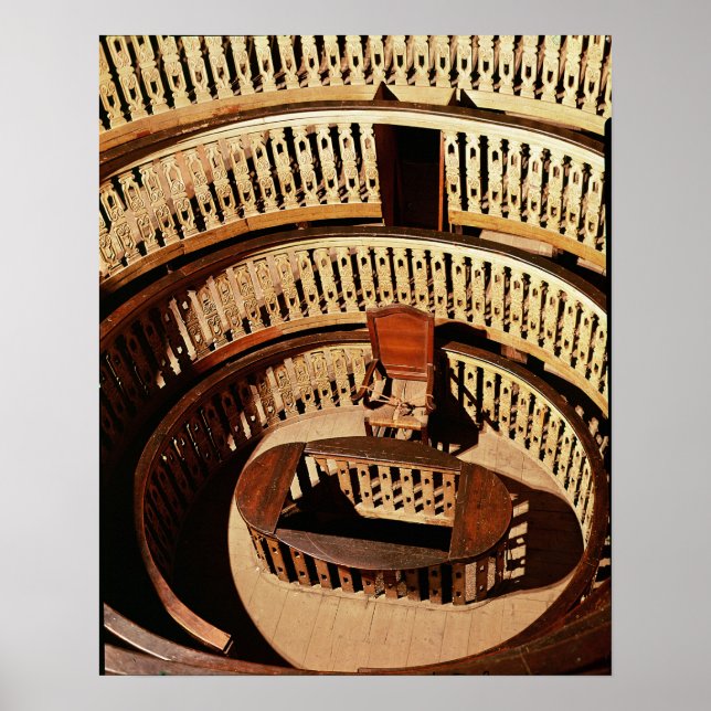Póster Teatro anatómico, construido entre 1594 y 1995 (Frente)